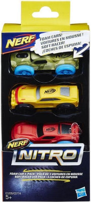 NERF Nitro Schuimauto's 3 stuks - rood