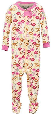 Meisjes Pijama Katoen Met Flamingo Ontwerp (Maat 12-18 Maanden)