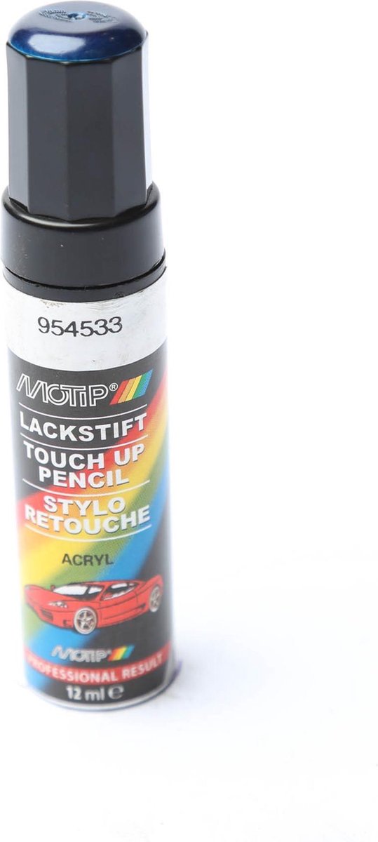 Motip 954533 - Auto lakstift - Blauw Metallic - 12 ml