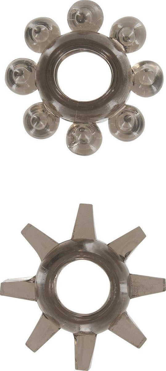ToyJoy Power Stretchy Rings - Cockring - Zilverkleurig