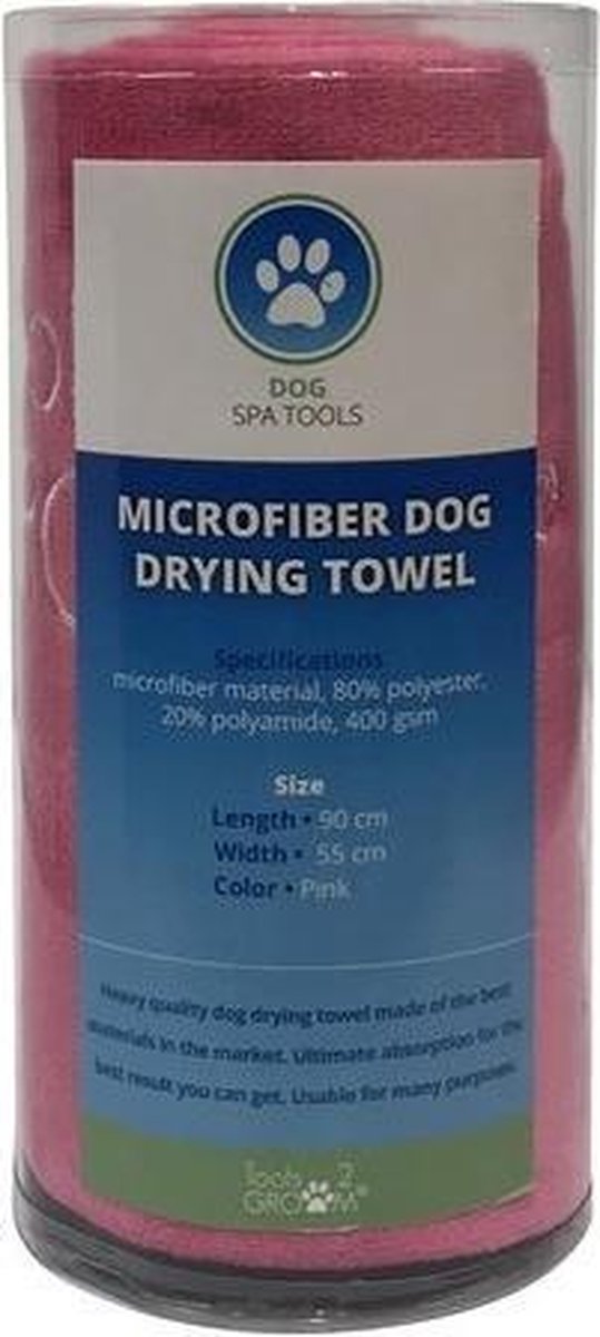Tools-2-groom microvezel handdoek roze
