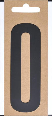 Cijfer etiket " 0 " 10cm