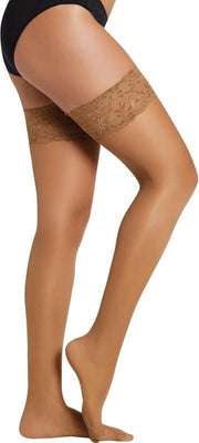 Kousen kant hold ups  Ysabel Mora|20 DEN panty | zwart