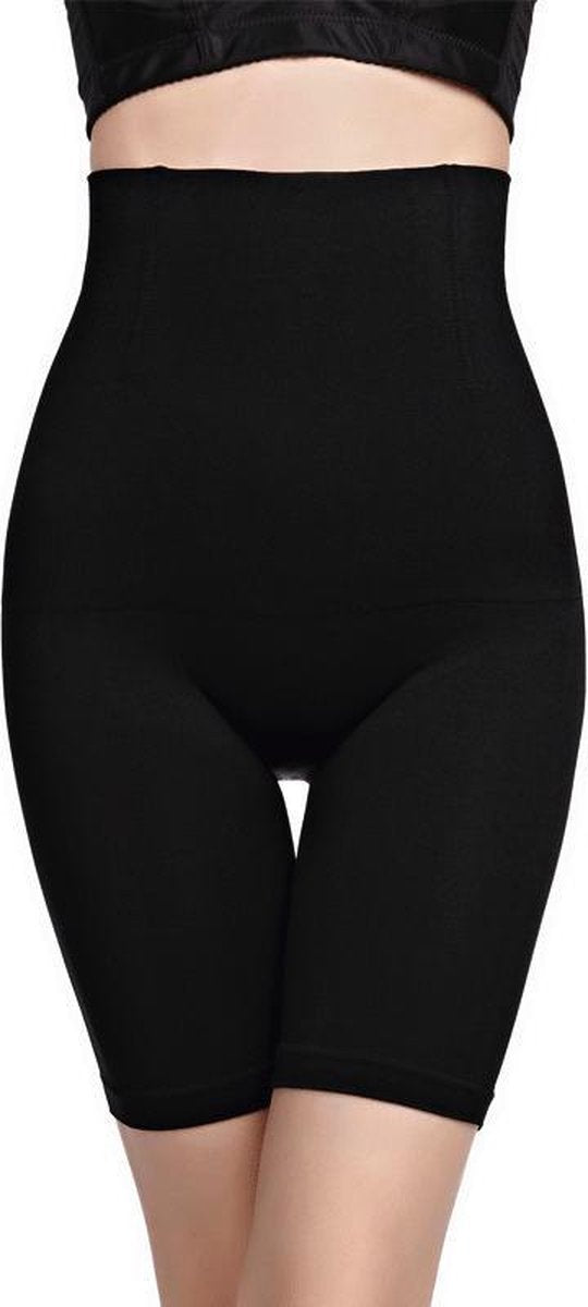 High Waisted thigh slimmer M/L - zwart