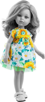 Paola Reina kledingset Dasha Zonnebloem voor Amigas pop 32cm