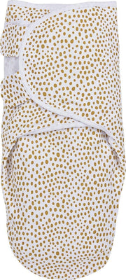 MEYCO | Swaddle | Inbakerdoek | 0-3 maanden | Cheetah Honey Gold | 100% Katoen