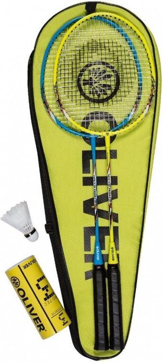 Badminton Set Speedpower 2 rackets + 3 shuttles + opbergtas
