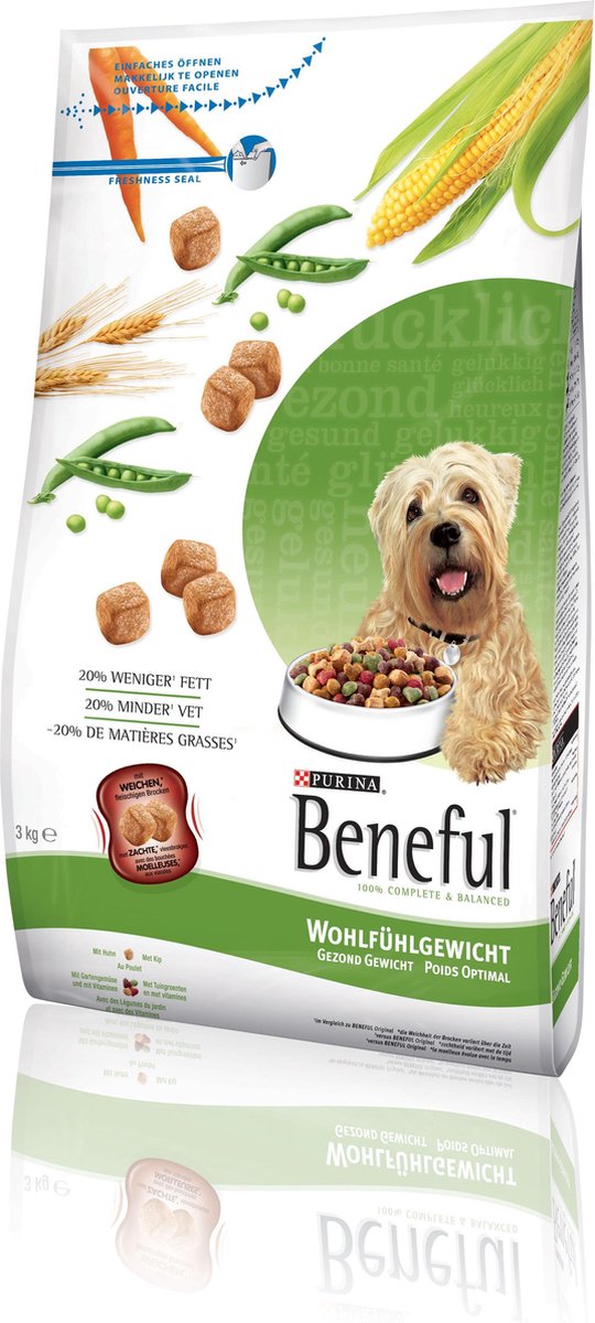 Beneful Gezond Gewicht - Kip/Groente - Hondenvoer - 3 kg