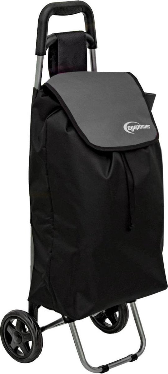 48l Winkelwagen opvouwbaar winkelmandje 94x37x30 cm winkelmandje 94x37x30 cm winkelmandje grijs