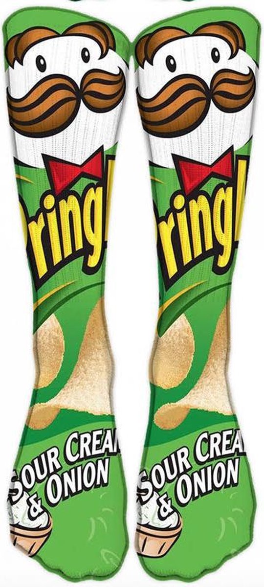 Fun sokken 'Pringles Sour Cream and Onion' (91106)