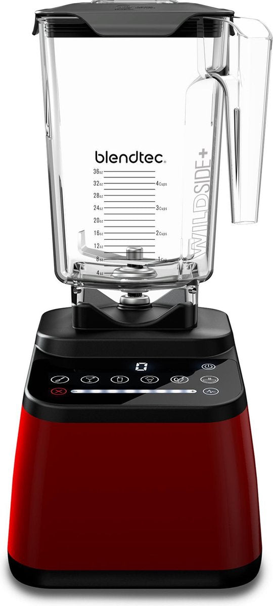 Blendtec designer 650- high power blender - rood