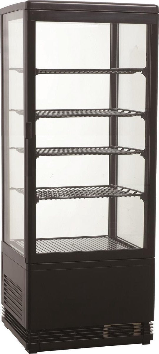 KOELVITRINE 98L ZWART