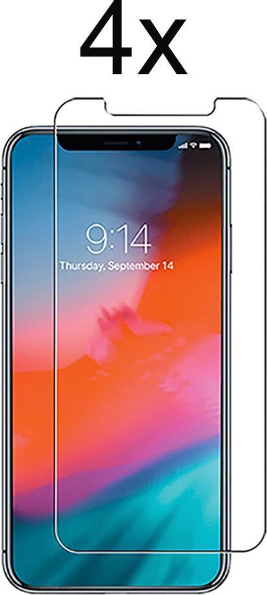 iPhone 12 Pro Screenprotector - iPhone 12 Screen Protector Glas - 4 stuks