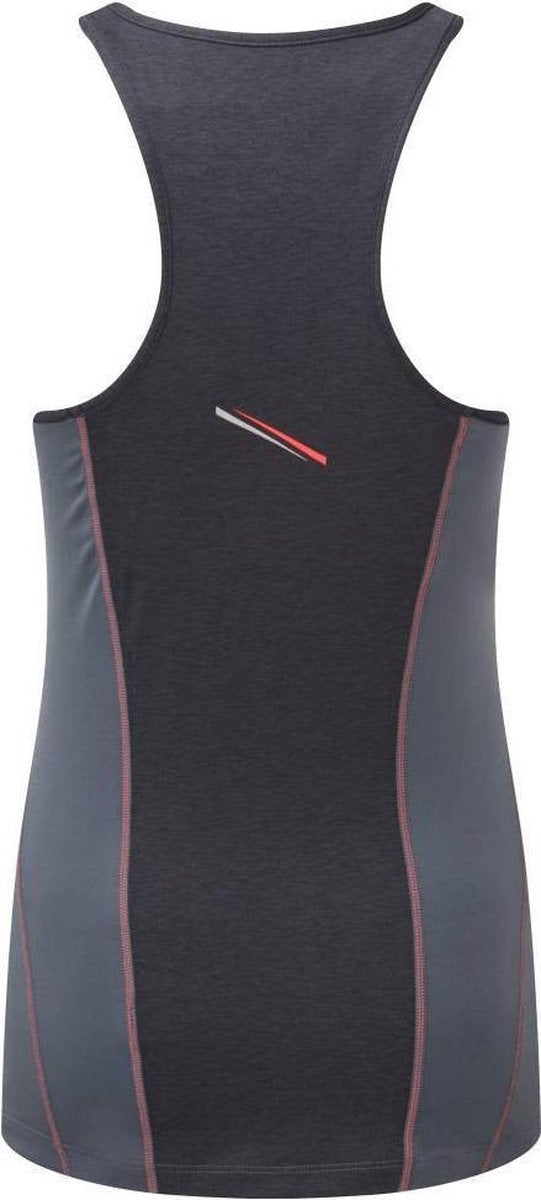 Ron Hill Stride Tank Dames Hardlooptanktop Grijs/Roze