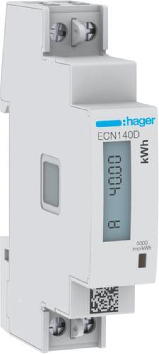 Hager Kwh-meter mono fasig ECN 140D
