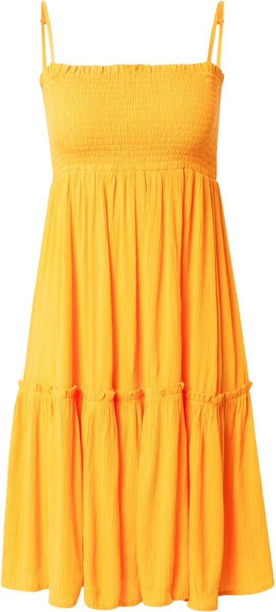 Mbym zomerjurk Goudgeel-Xs (34)