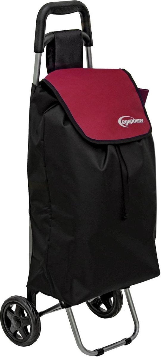 48l Winkelwagen opvouwbaar winkelmandje 94x37x30 cm winkelmandje 94x37x30 cm winkelmandje rood