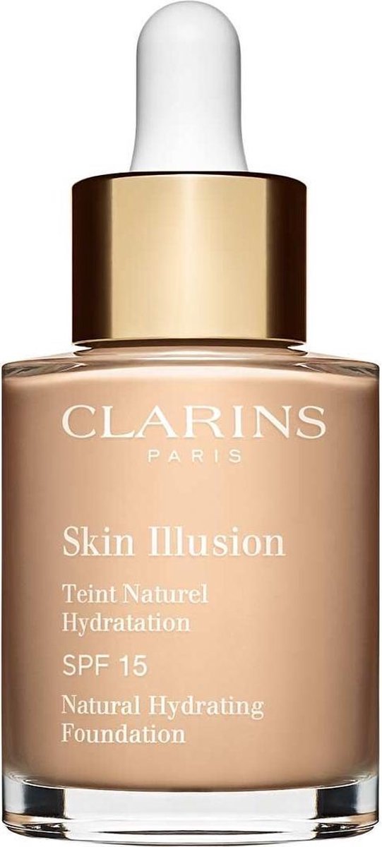 Clarins - Skin Illusion SPF 15 Natural Hydrating Foundation - Hydratační make-up 30 ml 105 Nude -