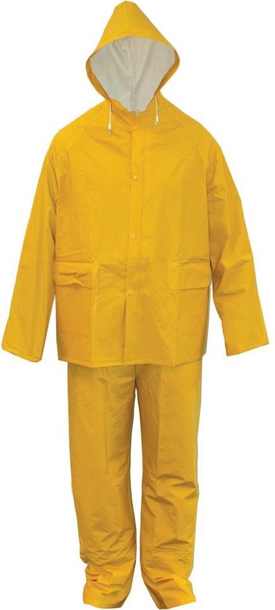 Regenpak PVC-rayon geel M