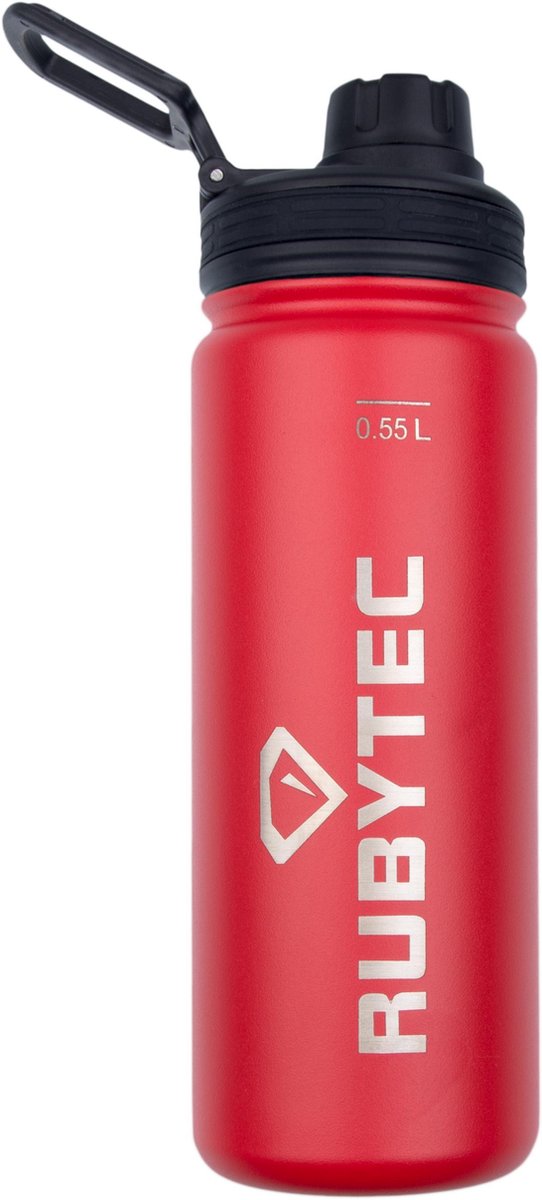 RUBYTEC Shira Cool Drinkfles - 550 Ml - Rood