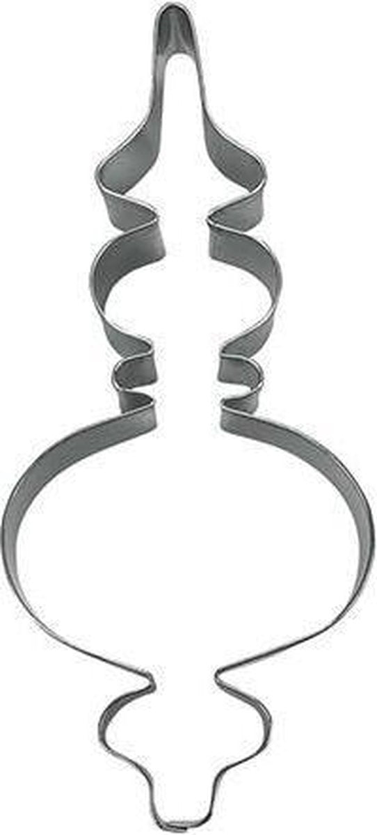 Uitsteker RVS - kerstbal / piek - 14cm x 6cm - St�dter