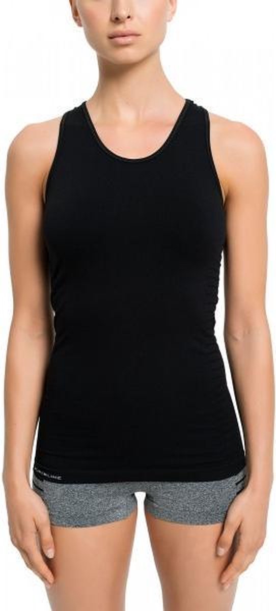 Pure Lime Naadloze  - Sporttop - Vrouwen - Maat L - Zwart