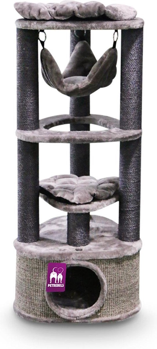 Petrebels Catharina 120 katten krabpaal - Cappuccino - 120 cm - stabiel