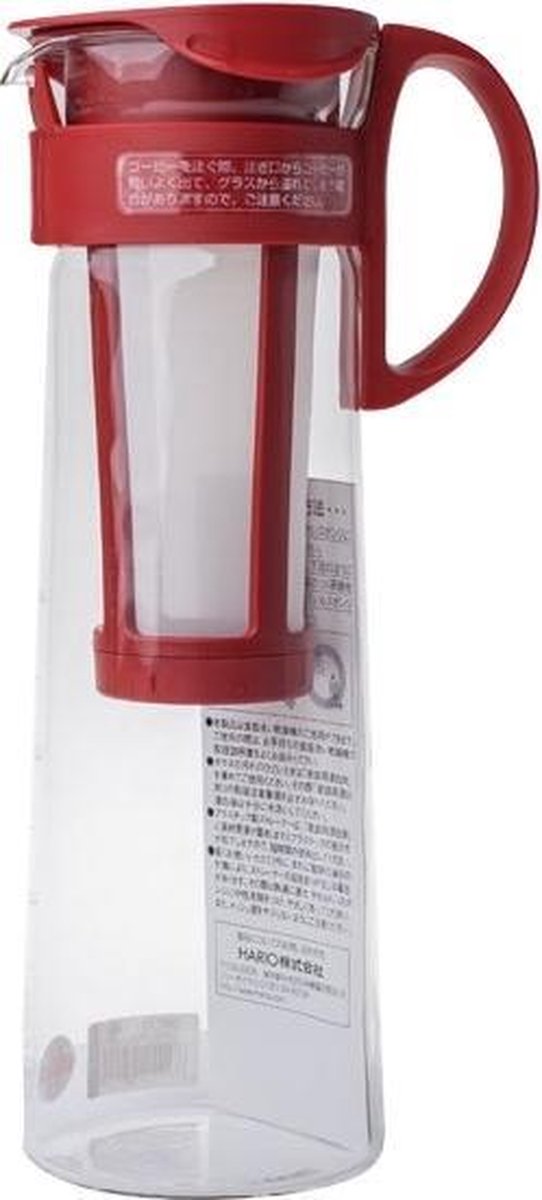 Hario Mizudashi Cold Brew Coffee Pot Rood 1000ml
