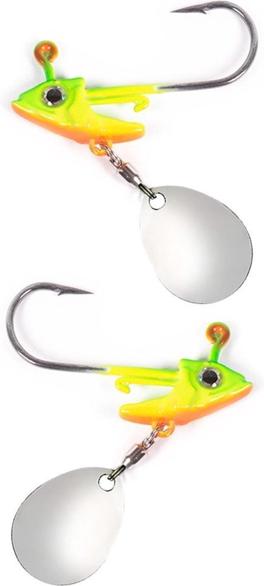 DLT UV Jigger - Loodkop - Groen - 7.5g - Groen