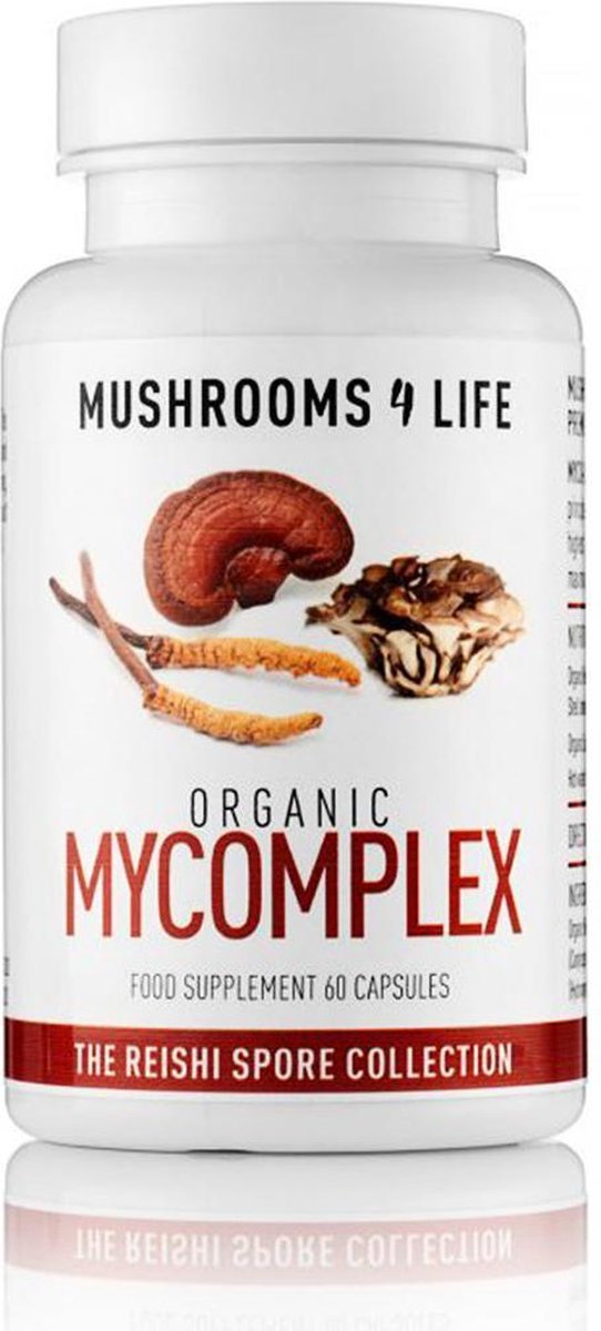 Mushrooms4Life / MyComplex Paddestoel Biologisch – 60 caps