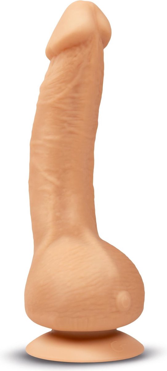 G-VIBE Greal Realistische Vibrator met Zuignap 6 x 22 cm –  Beige beige