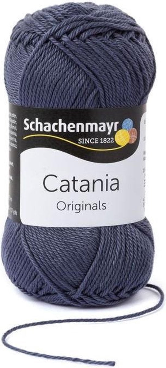 Schachenmayr Catania katoen 0393 Graphit. PAK MET 5 BOLLEN a 50 GRAM. KL.NUM. 20003356.