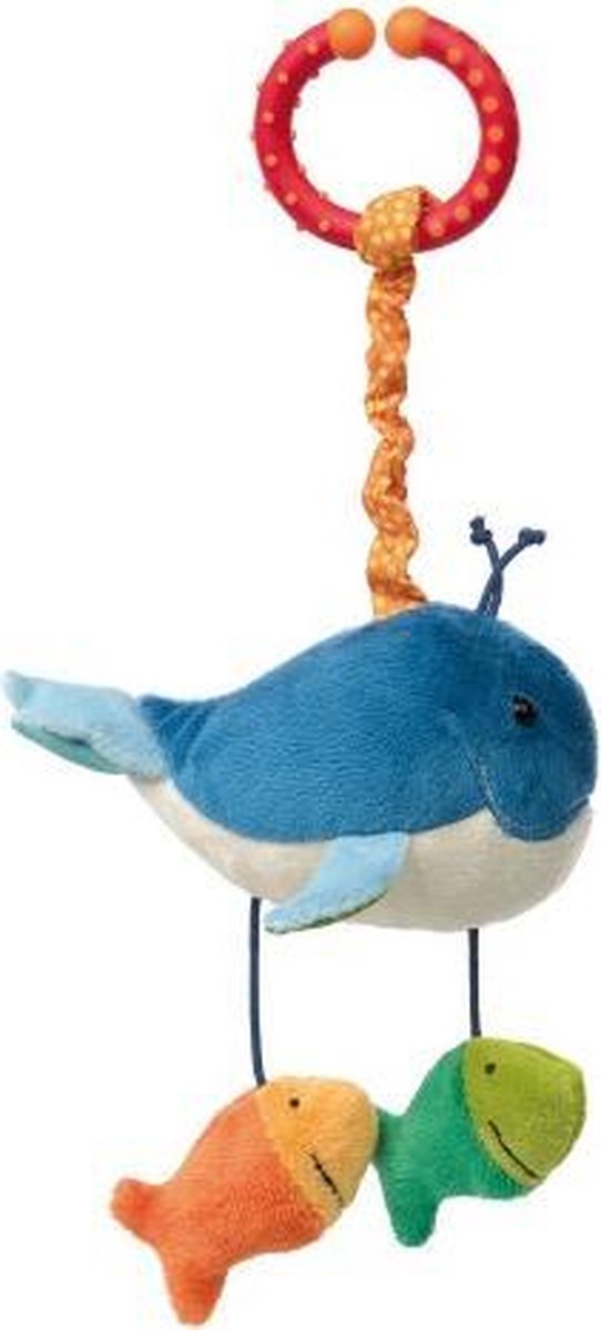 sigikid PlayQ stoffen speeltje walvis 42204
