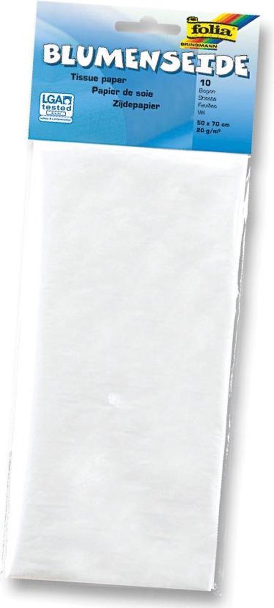 21x Folia zijdepapier wit
