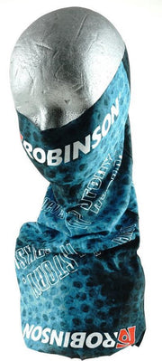 Mondkap - Shawl -Col -Antibacterieel effect - Robinson - Blauw - Ook als mondkap te gebruiken
