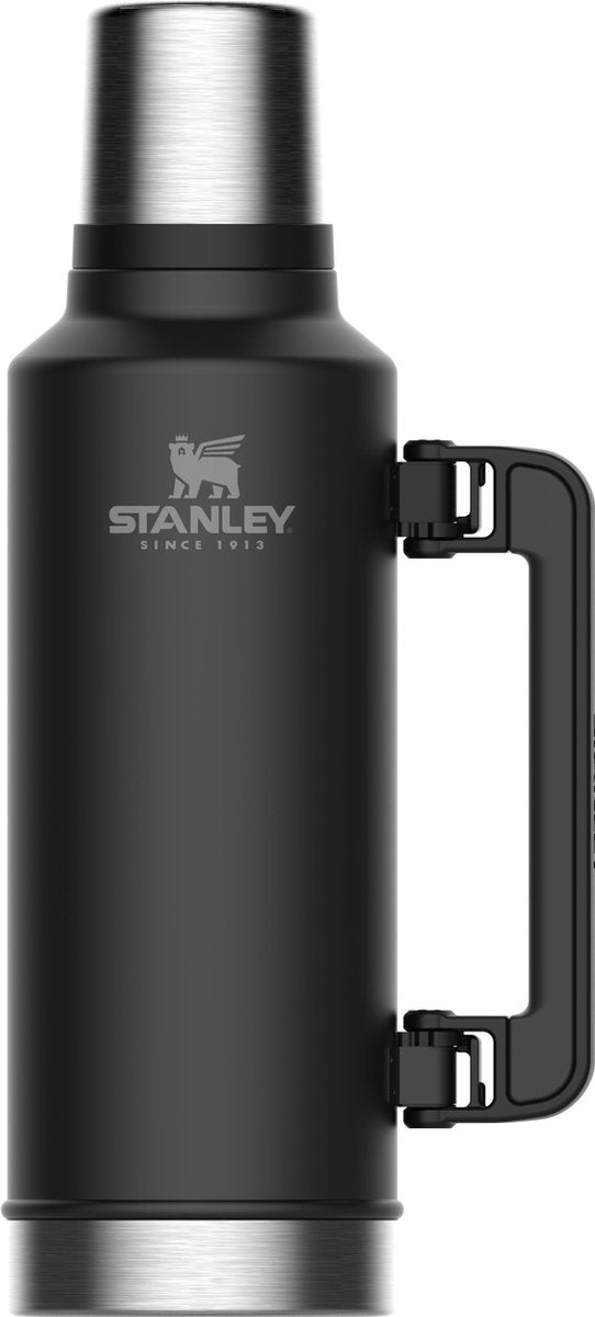 Stanley The Legendary Classic Thermosfles - 1900 ml - RVS/Mat zwart