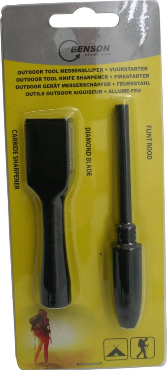 Outdoor Tool Messenslijper + Vuurstarter