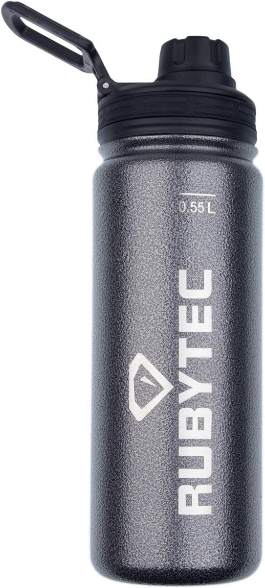 RUBYTEC Shira Cool Drinkfles - 550 Ml - Grafiet