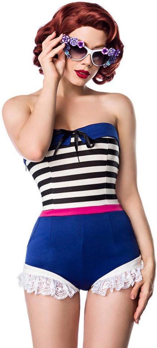 Belsira Playsuit -L- Quilling Multicolours