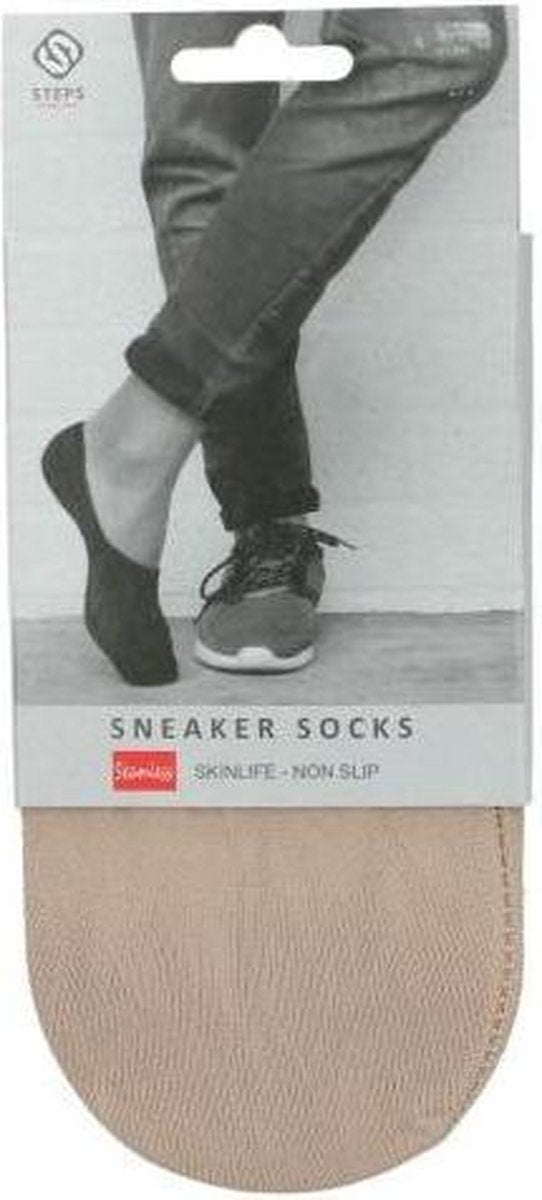 Steps - Sneaker sokken - Skin - kruipen niet onder je voet - Unisex - L/XL - Maat 39-41