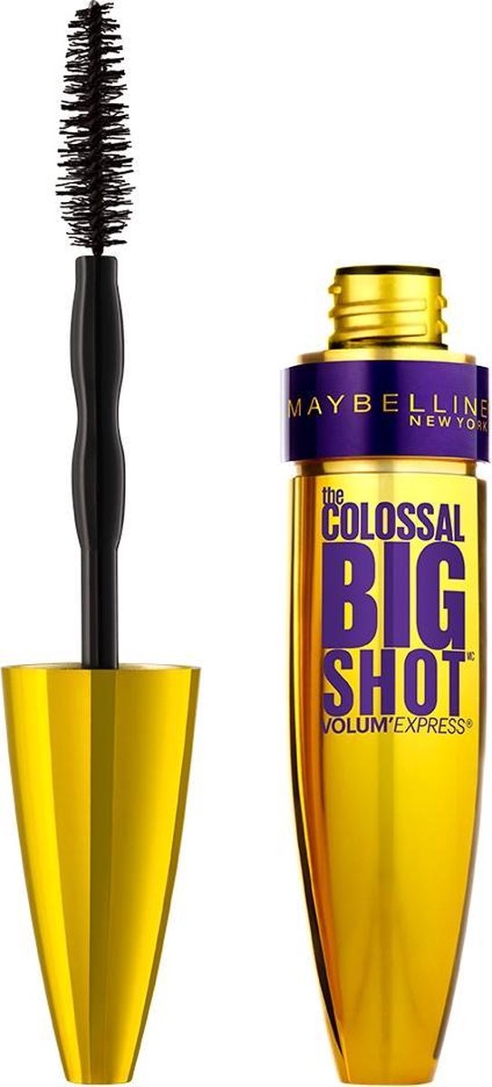 Maybelline Volum' Express The Colossal Big Shot - Black - Zwart - Volume Mascara