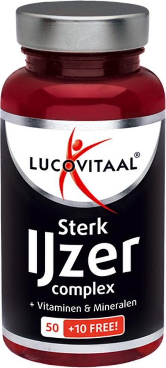 3x Lucovitaal Sterk IJzer Complex 60 tabletten
