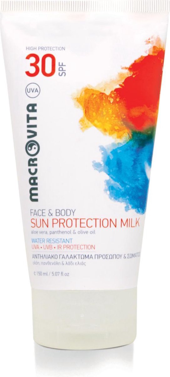 Macrovita Zonnebrandmelk voor Gezicht en Lichaam SPF30