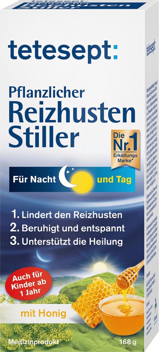 tetesept Hoestsiroop Kruiden prikkelbare hoest Stiller (125 ml)