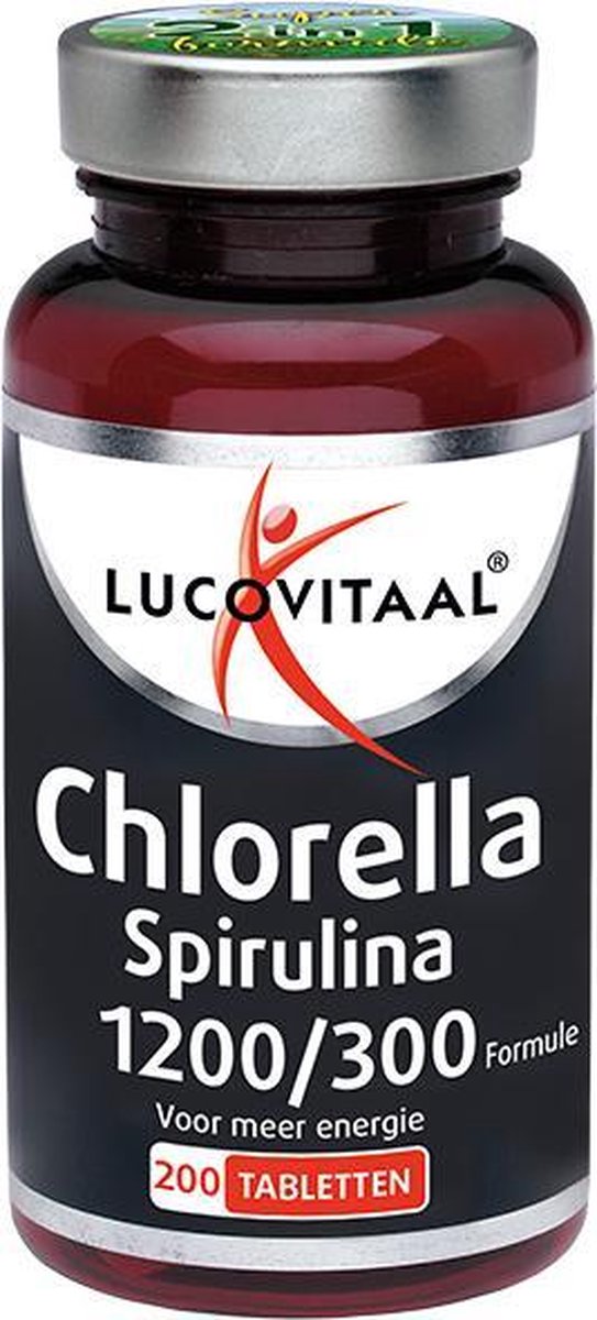 Lucovitaal Chlorella Spirulina Voedingssupplement - 200 tabletten