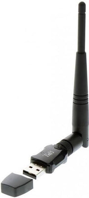 T'nB - 600 Mbps Wi-Fi AC-sleutel met afneembare antenne - zwart - ADWF600AC