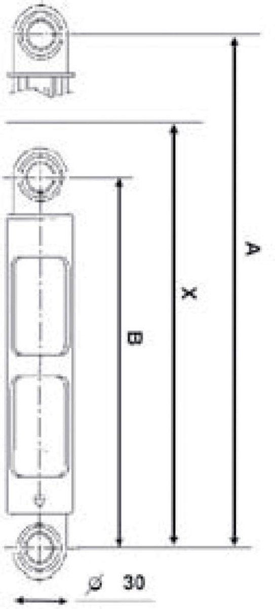 Fixapart W1-05034 Schokdemper 120 N 10 Mm Origineel Onderdeelnummer 44.041.655.0