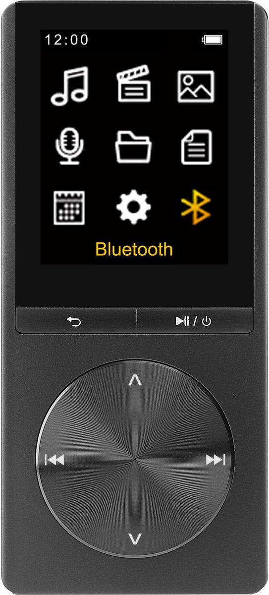 Difrnce MP1820BT Black - MP4 speler met 4GB geheugen - Zwart