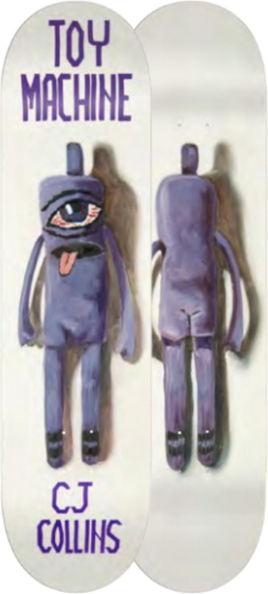 Toy Machine Collins Doll 7.75 skateboard deck