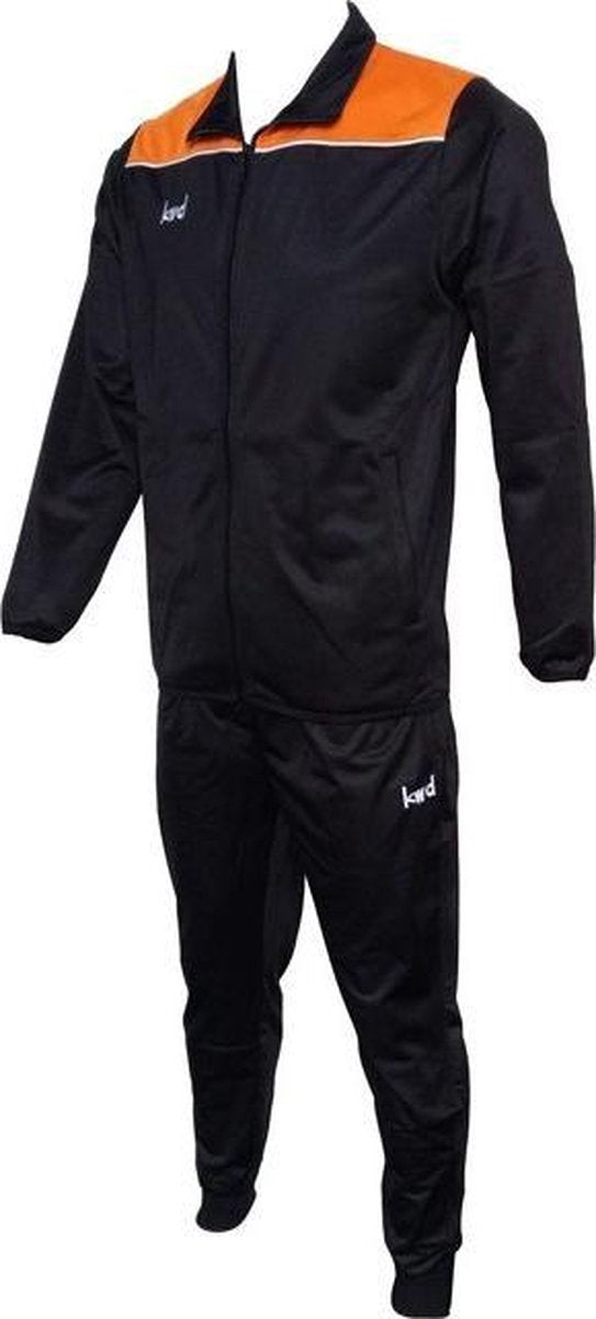 KWD Trainingspak Pantera - Zwart/oranje/wit - Maat S